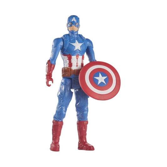 Muñeco Avengers 29cm Titan Hero Series Capitán América Hasbro