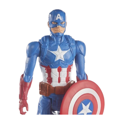 Muñeco Avengers 29cm Titan Hero Series Capitán América Hasbro