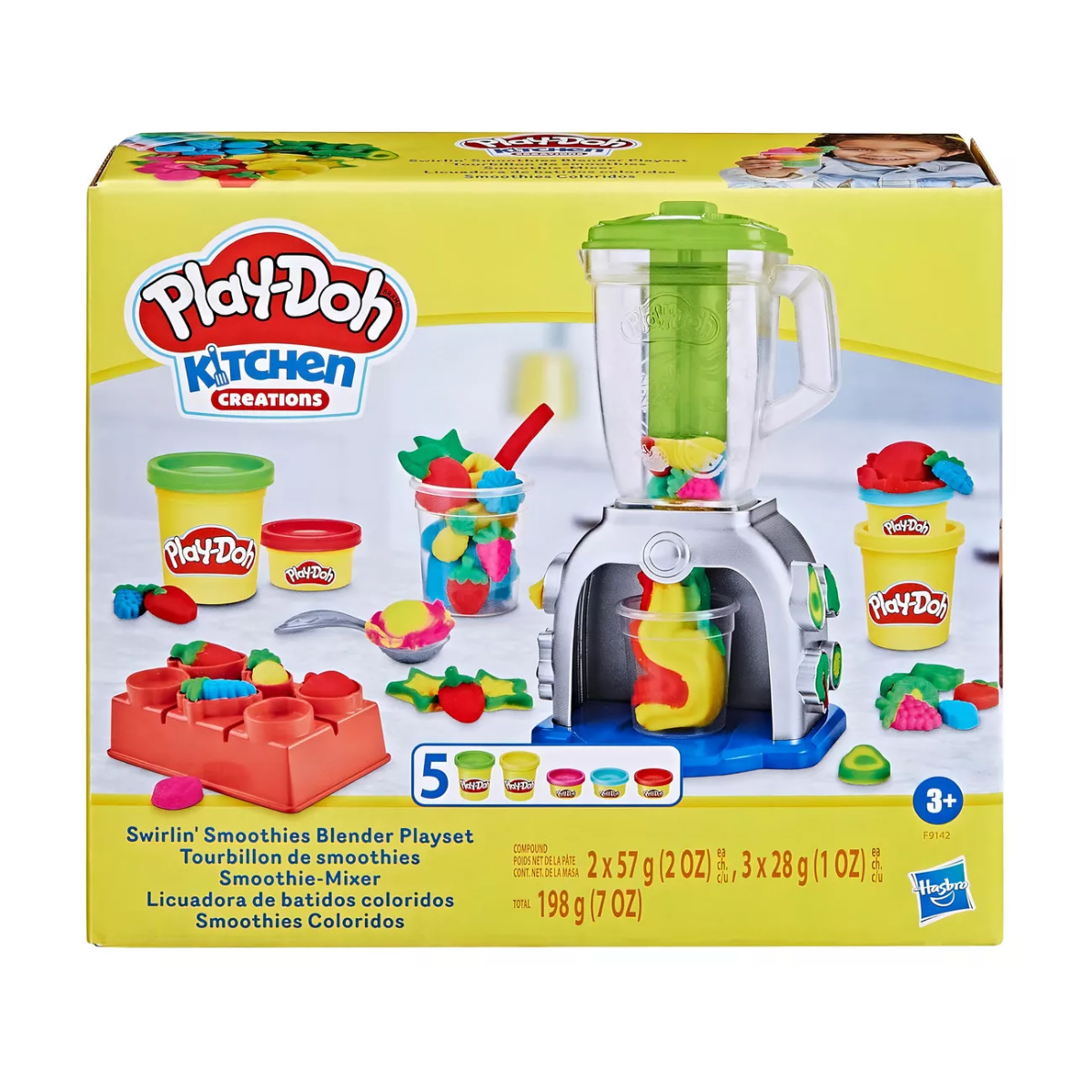 Juego De Masa Licuadora De Batidos Coloridos Play Doh Hasbro