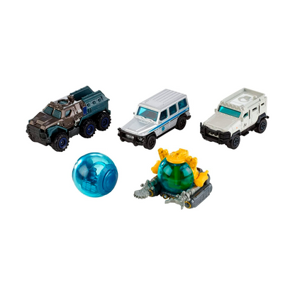 Jurassic World Matchbox Pack De 5 Autos