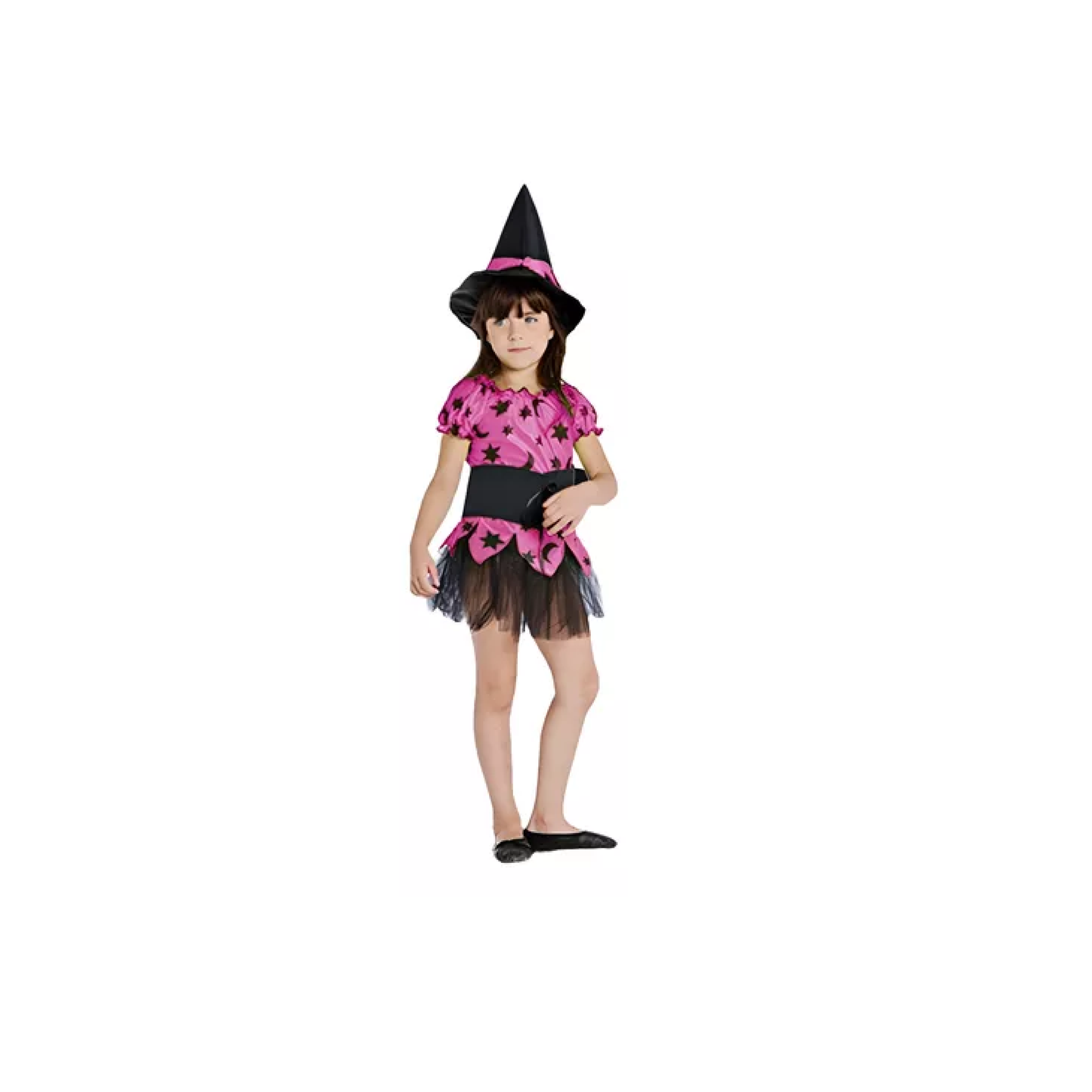 Disfraz Brujita Fucsia Flúor T.3 Candela