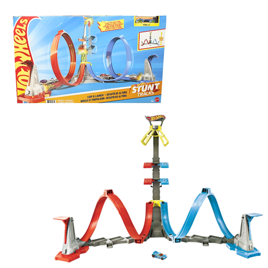 Pista Hot Wheels Desafío De Altura Loop