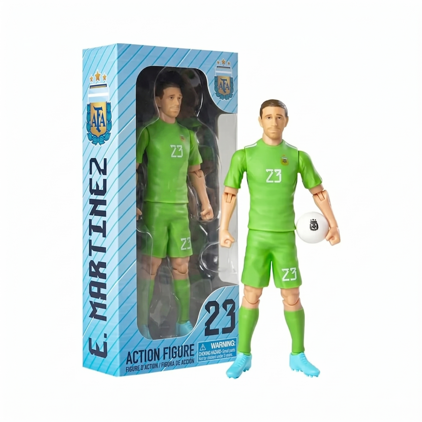 Figura de Acción Emiliano "Dibu" Martínez Selección Argentina 20 cm