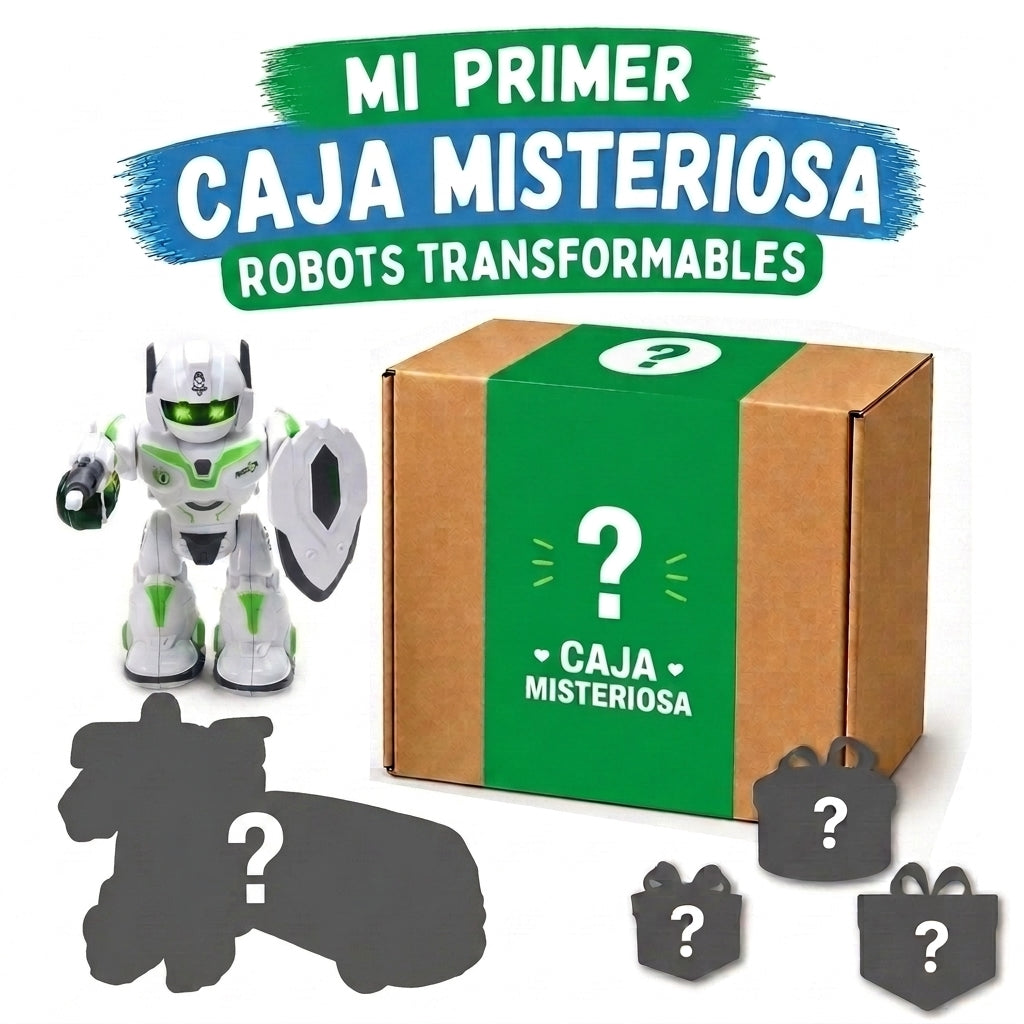 Caja Misteriosa Robots Transformables