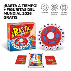 Juego de Mesa Basta a Tiempo + 1 Fixture y Paquete de figuritas gratis