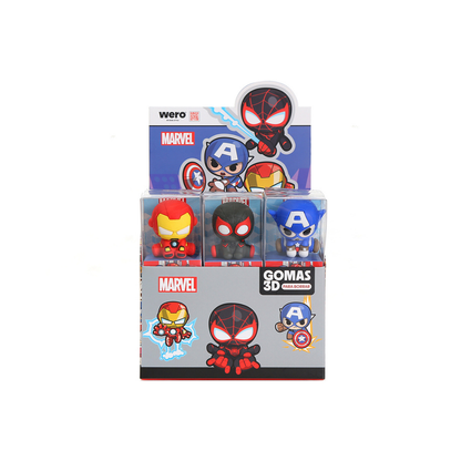 Goma de Borrar 3D Marvel Surtida