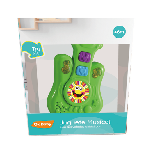 Guitarra Ok Baby con Luces y  Sonido