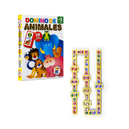 Juego de Mesa Dominó Animales Ruibal