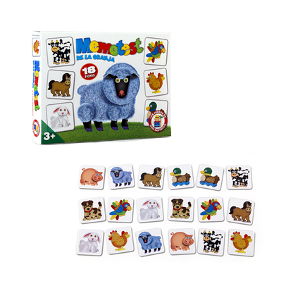 Juego de Mesa Memotest De La Granja Ruibal