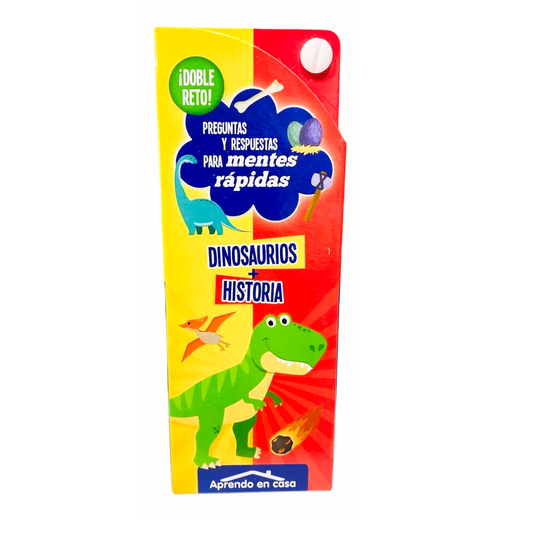 Libro Preguntas Y Respuestas Dinosaurios + Historia Plow