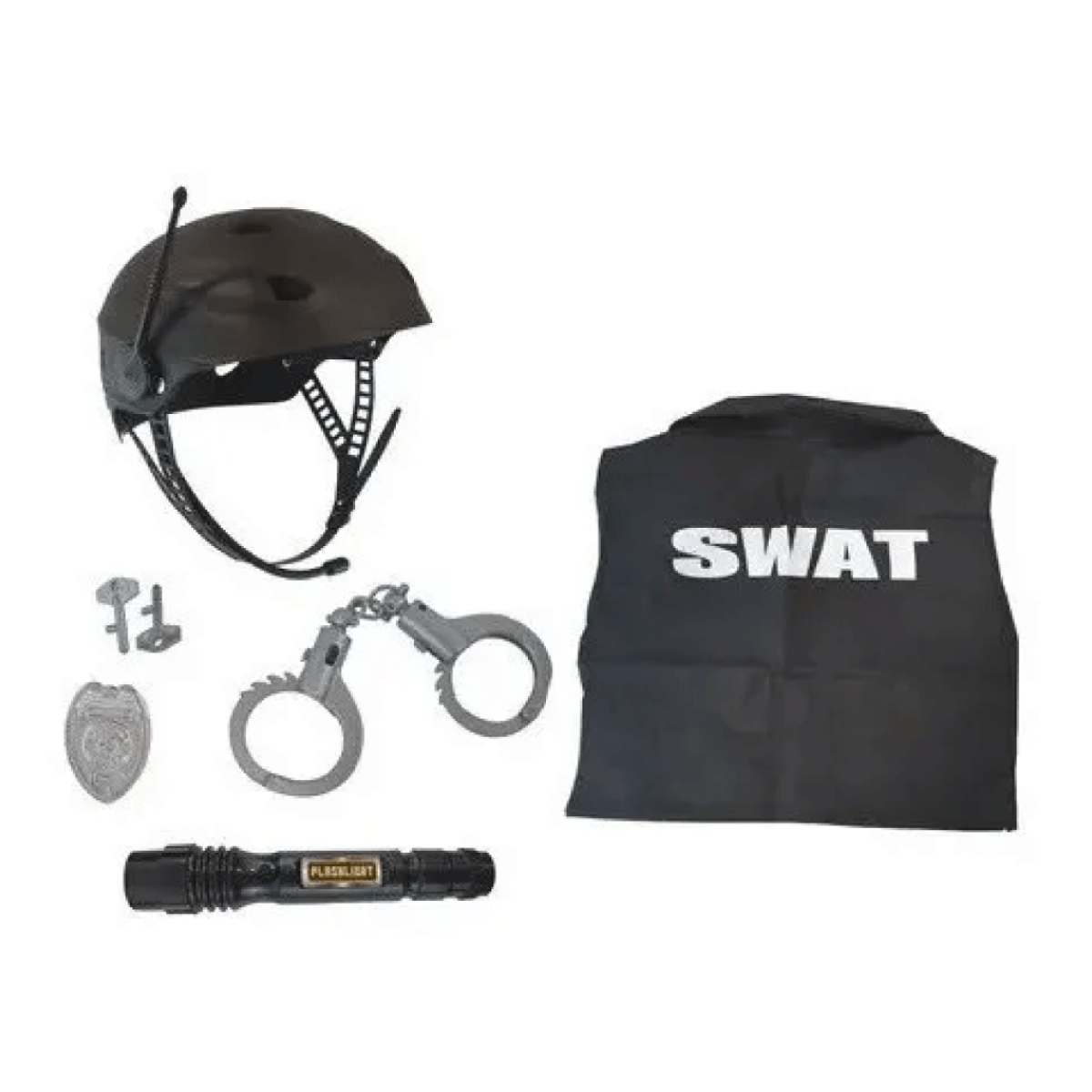 Set Policía Swat Con Accesorios