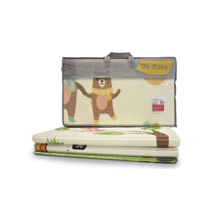 Manta Anti golpe Diseño Ositos Con Bolso Para Transportar