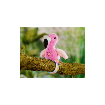 Peluche Pulsera Happy Yappers Flamingo