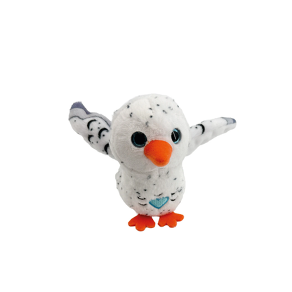 Peluche Interactivo Shaky Friends - Happy Yappers White Owl