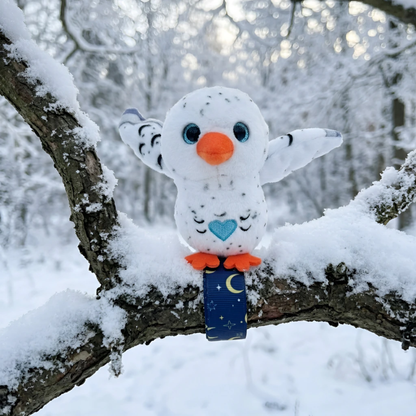 Peluche Interactivo Shaky Friends - Happy Yappers White Owl