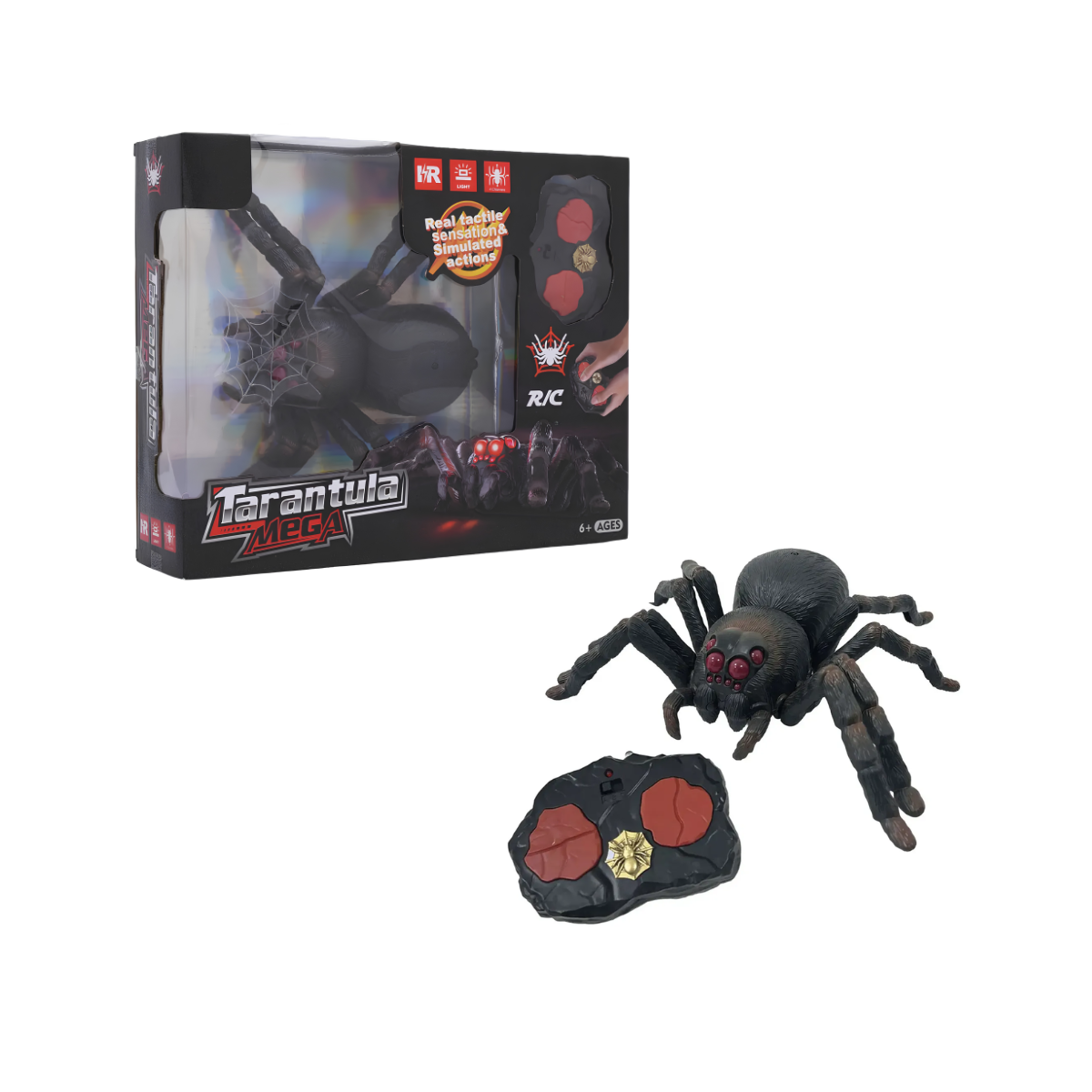 Mega Tarántula Radiocontrolada con Luz LED