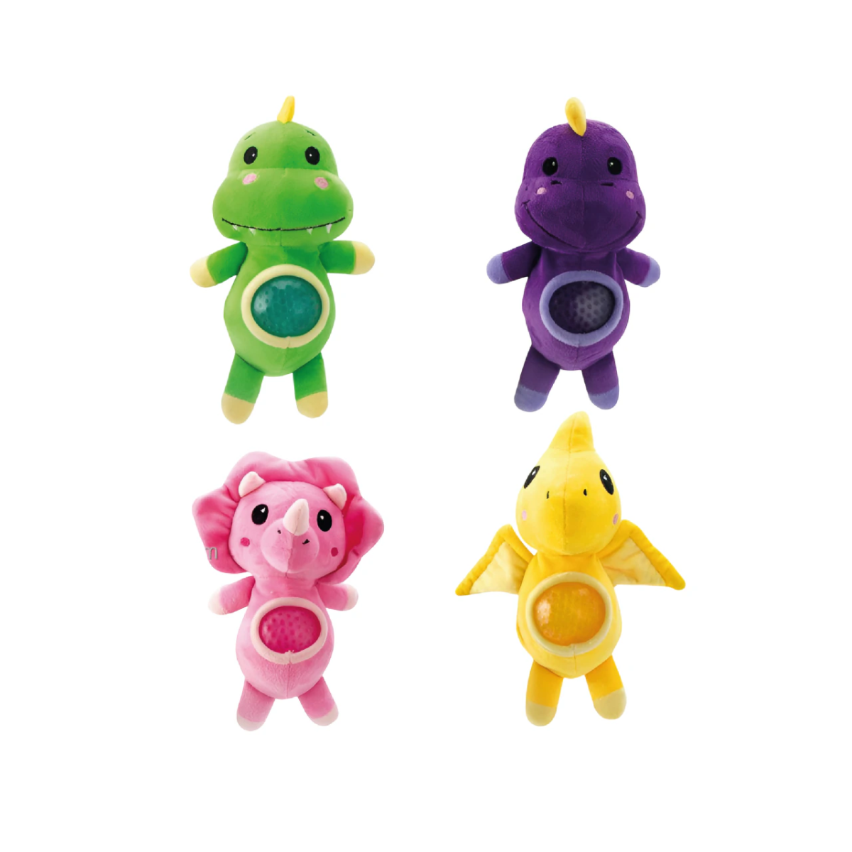 Shaky Friends - Dinosaurios con Pelota Squishy