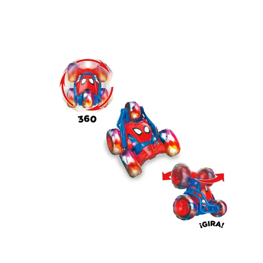 Auto RC Stunt Spiderman Clásico