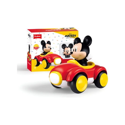 Auto a Fricción para Armar Mickey Mouse