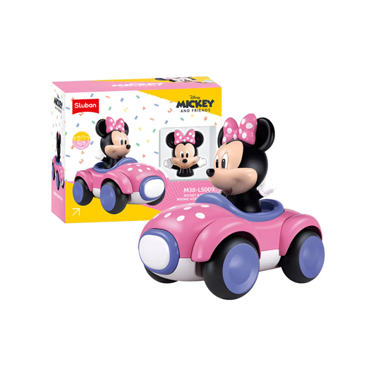 Auto a Fricción para Armar Minnie Mouse