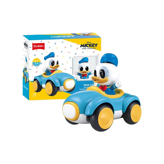 Auto a Fricción para Armar Pato Donald