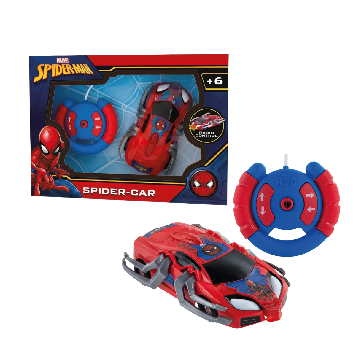 Auto de Spiderman con Radiocontrol
