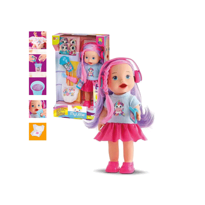 Muñeca Con Auriculares Y Micrófono Divertoys