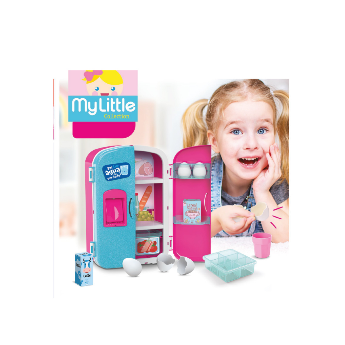 Heladera de Juguete Diver con Dispenser de Agua Real y Accesorios