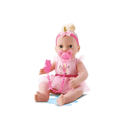 Colección Recién Nacido: Muñeca Articulada Vestido Unicornio 36 cm
