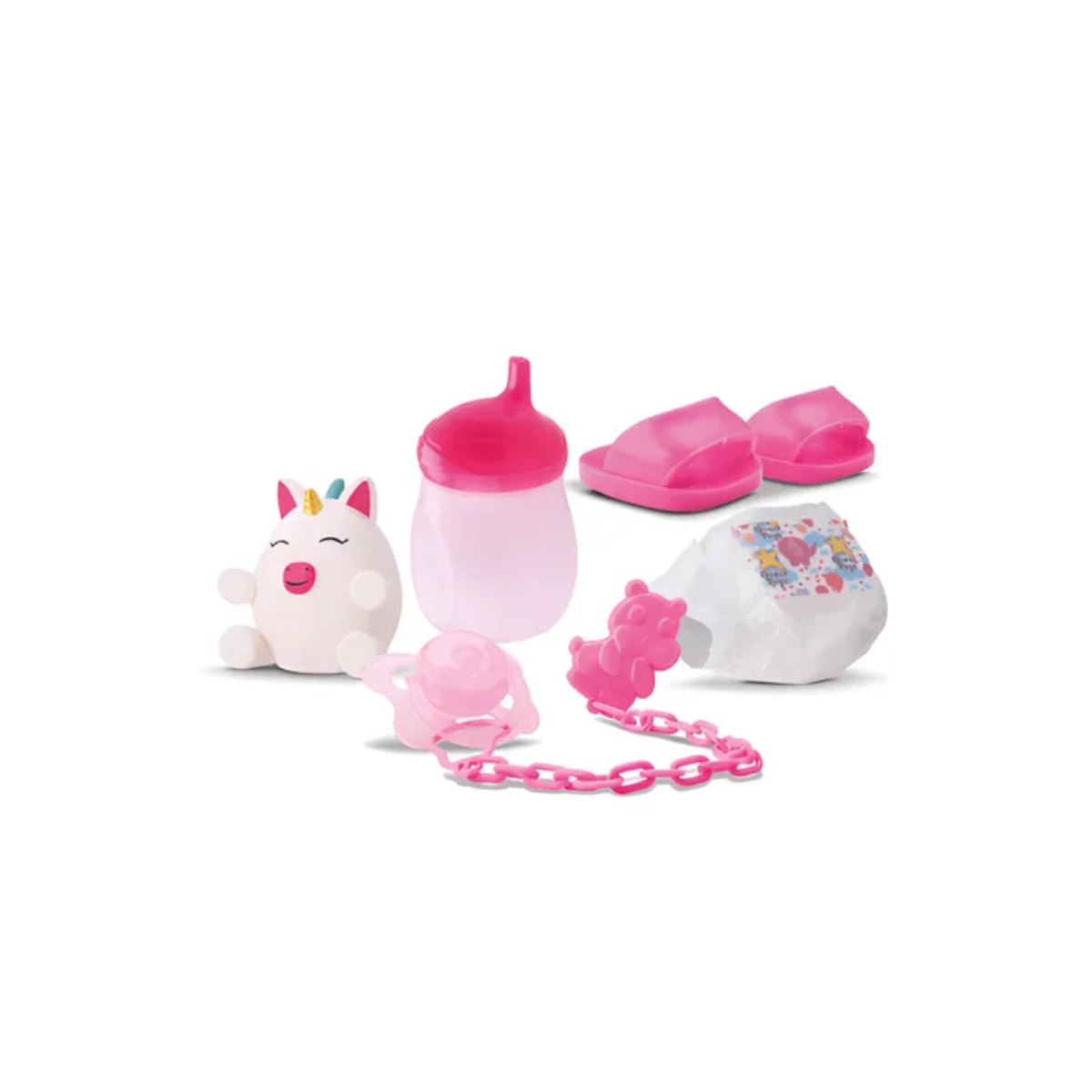 Colección Recién Nacido: Muñeca Articulada Vestido Unicornio 36 cm