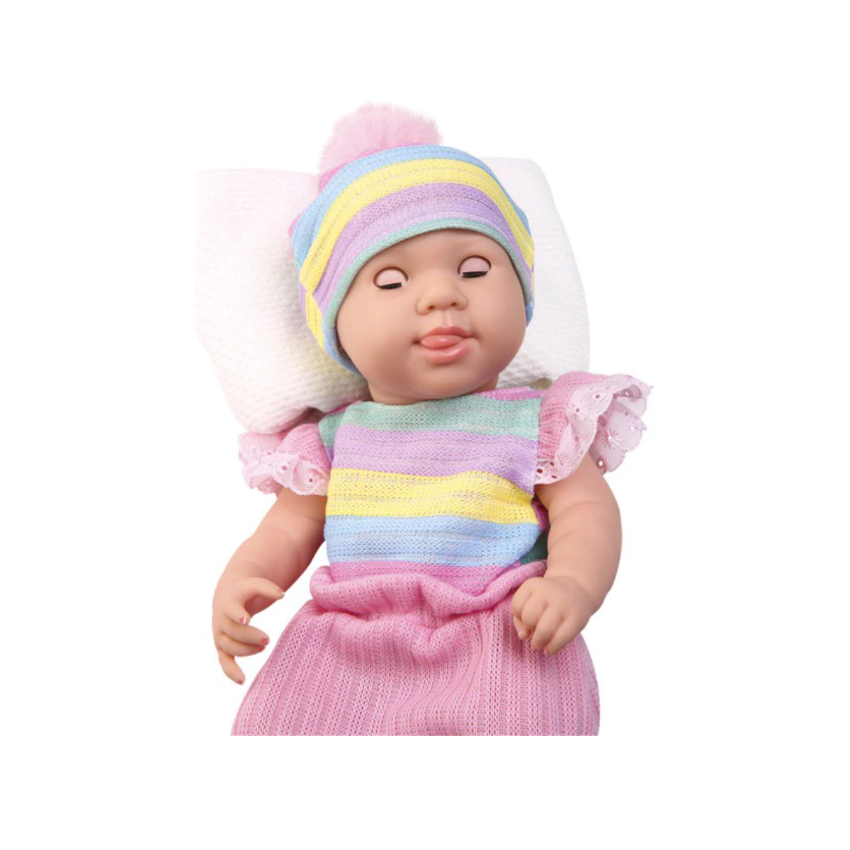 Bebote New Born Muñeca con Papilla, Mamadera y Pañal