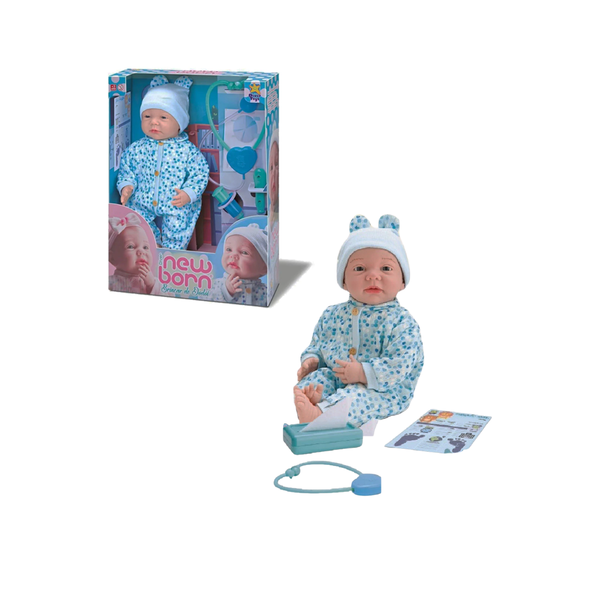 Muñeca Divertoys Diver New Born Set Doctor