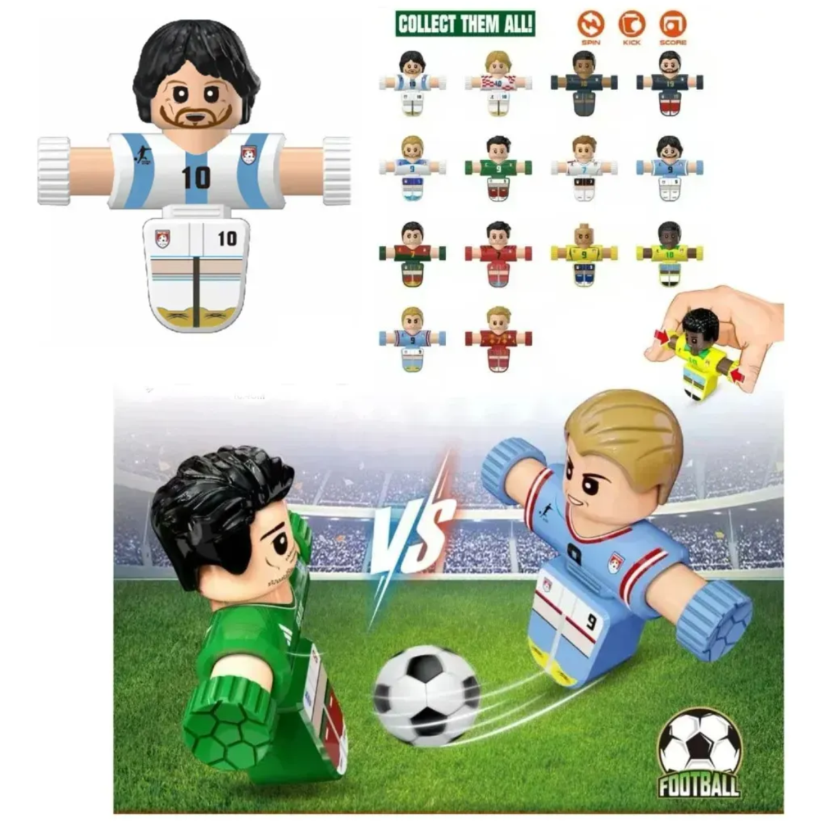 Pack Dúo Futmagic Spinners con Arco