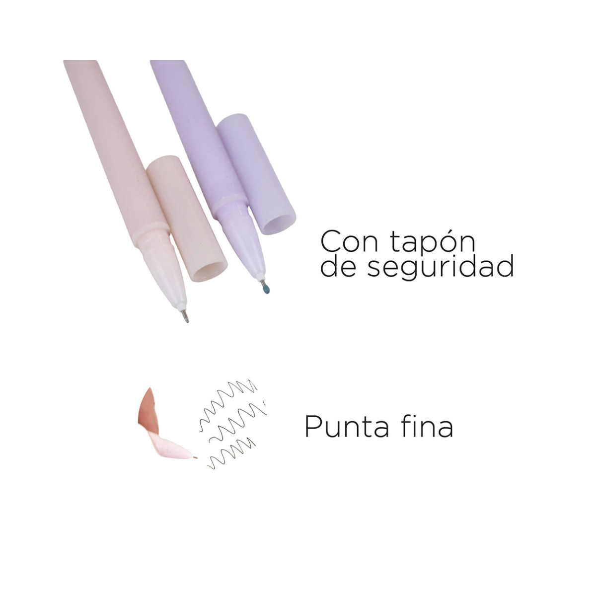 Bolígrafo de Gel Unicornio Cutie Life con Cuerpo de Silicona