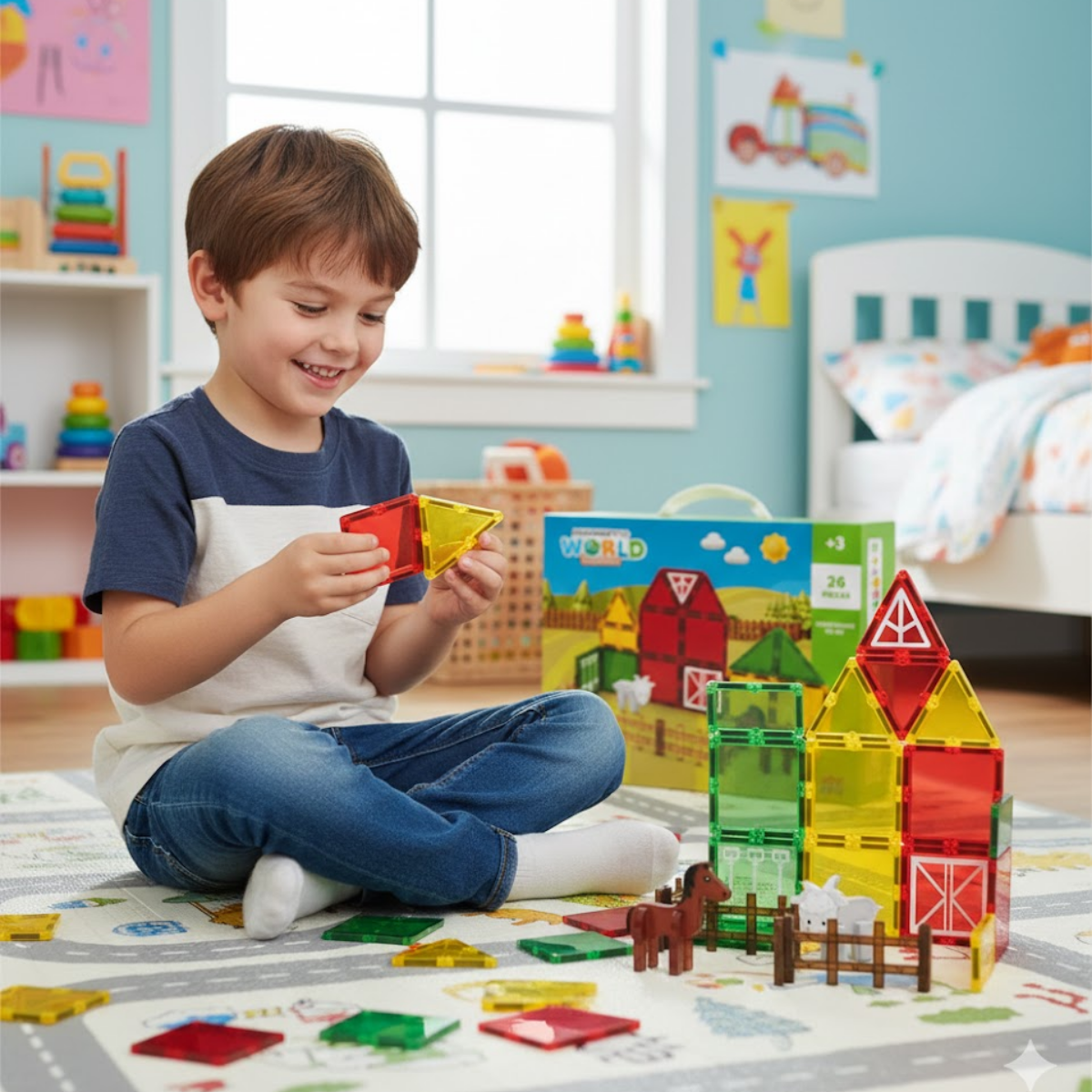 Set Magnético Caballeriza 26 Piezas