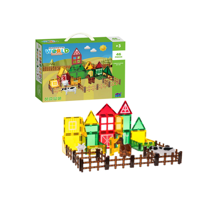 Set Magnético Caballeriza 46 Piezas