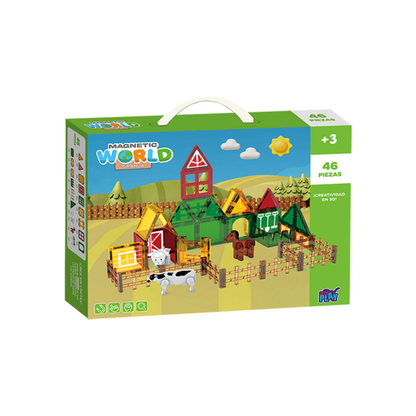 Set Magnético Caballeriza 46 Piezas