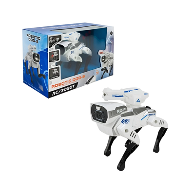 Perro Robot a Control Remoto Blanco