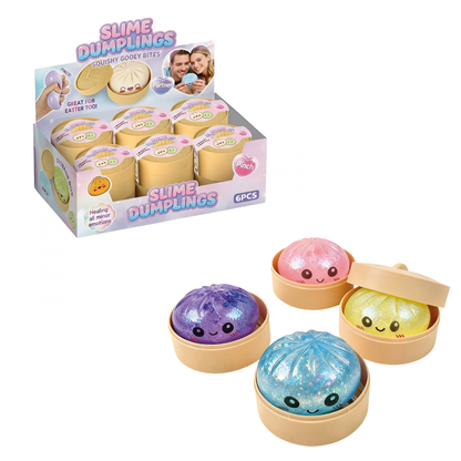 Squishy Dumplings Coleccionables - Edición Glitter Grandes