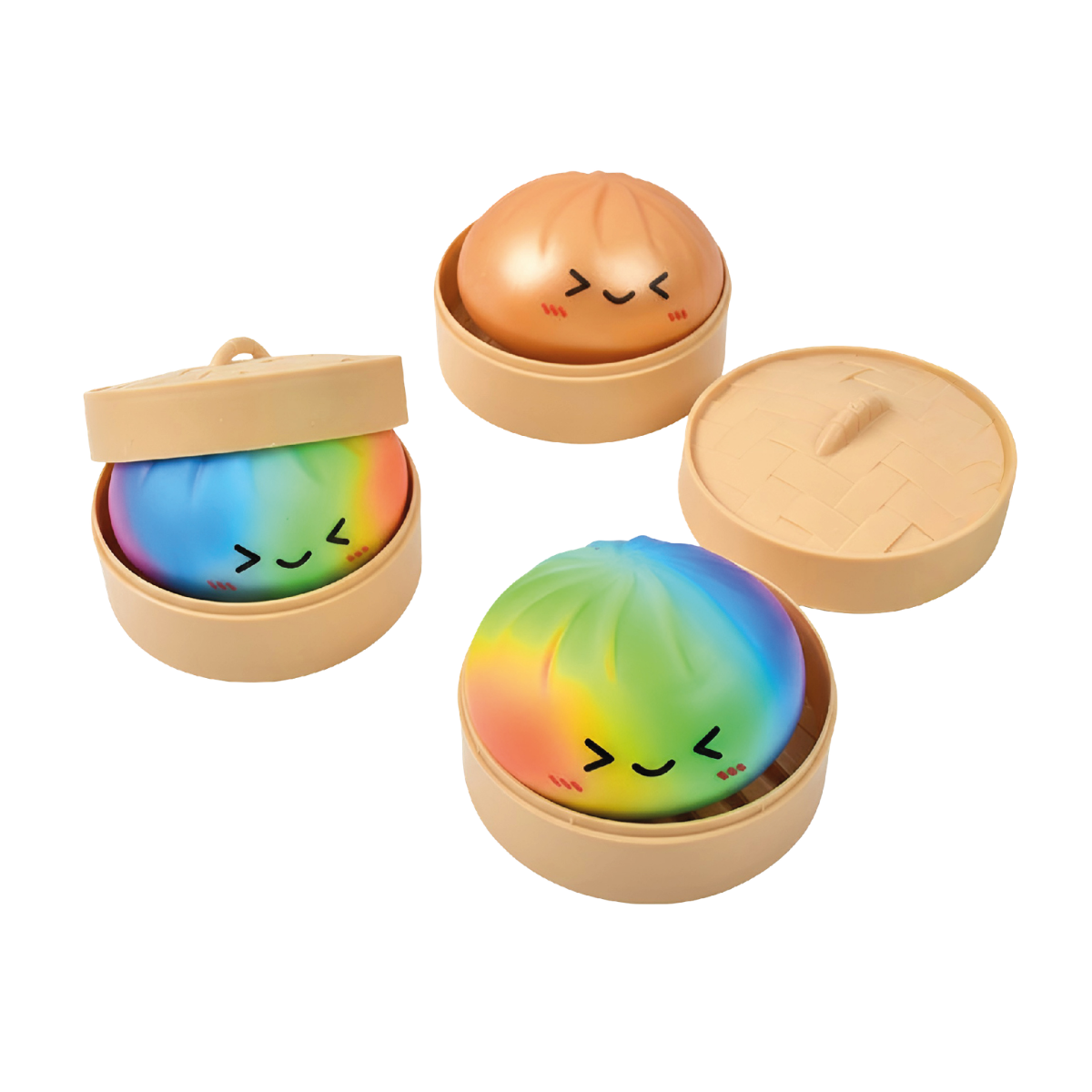 Squishy Dumplings Coleccionables - Edición Multicolor
