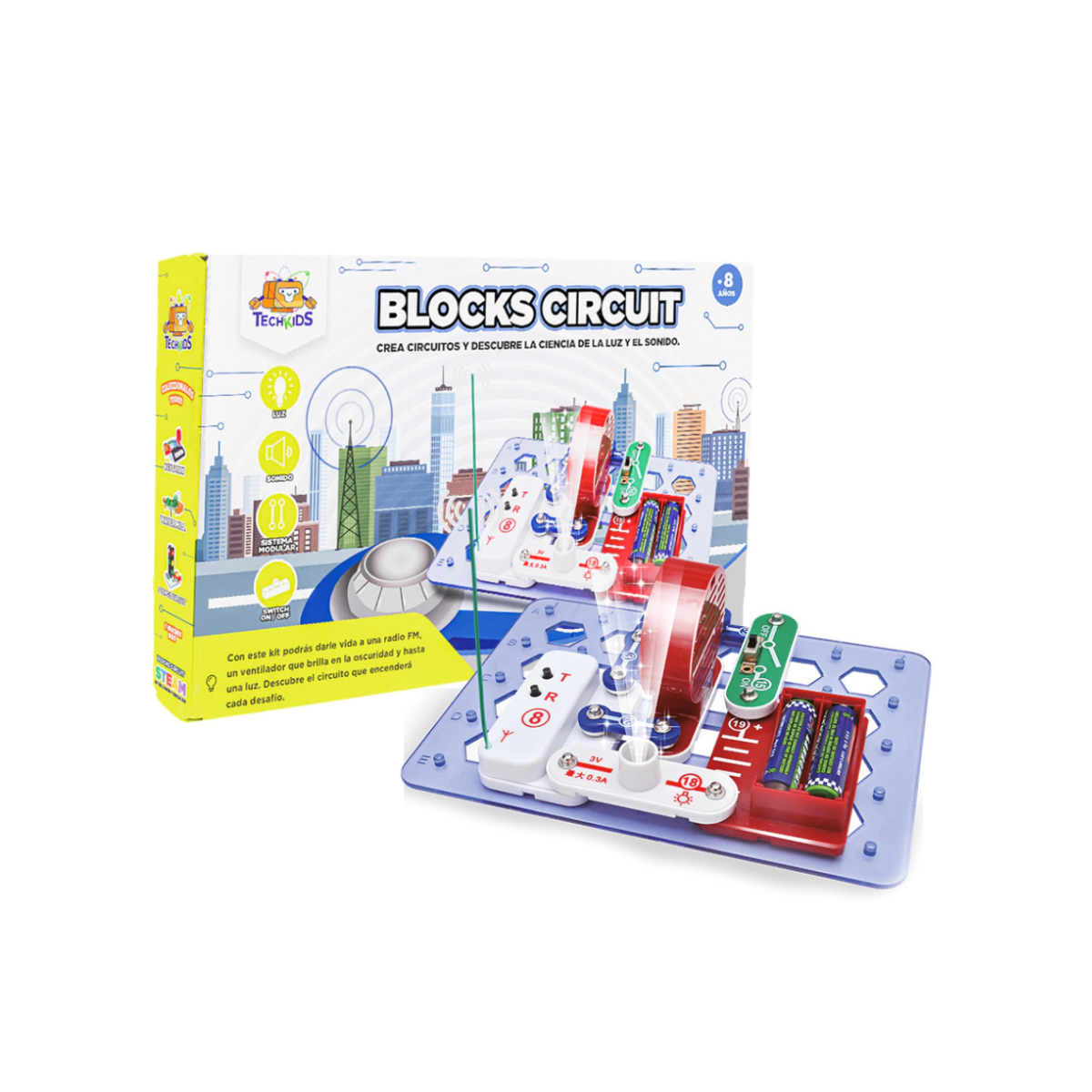 Juego De Ciencias Bloques De Construccion Techkids