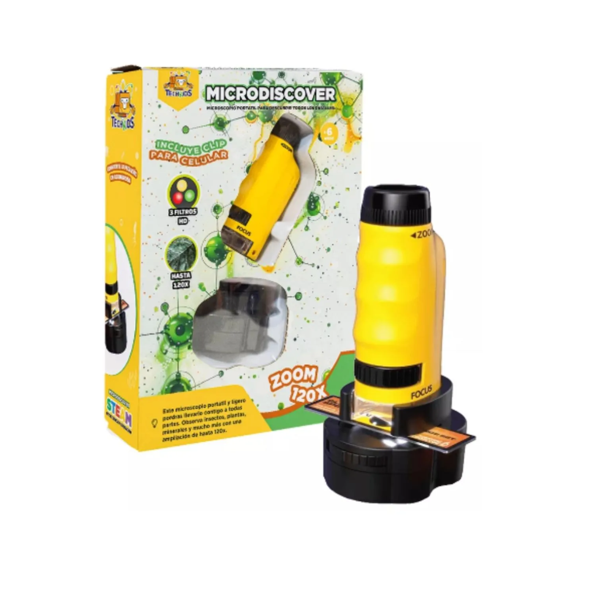 Microscopio Portátil con Base Isakito