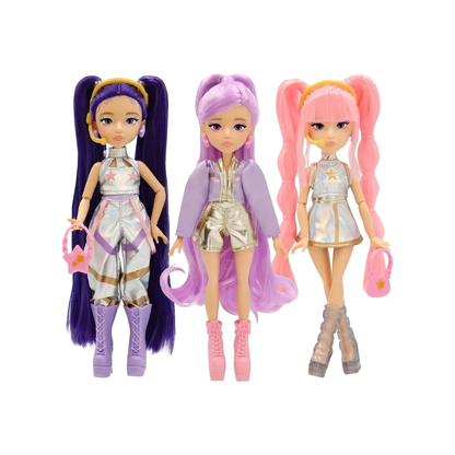 Muñeca K-Pop Idol Coleccionable Mina / Yuni / Nari