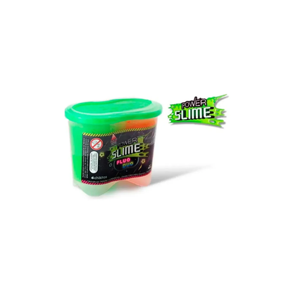 Set Power Slime Dúo Colores Fluo