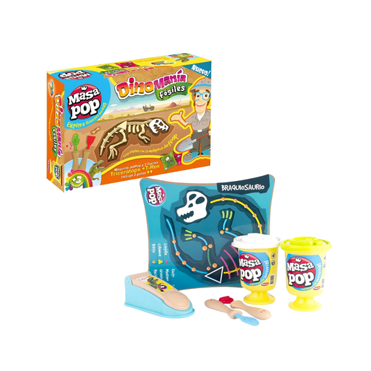 Set de Masa Pop Dinomanía Fósiles