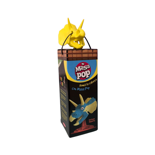 Juego de Masa Pop Cabeza de Dinosaurio