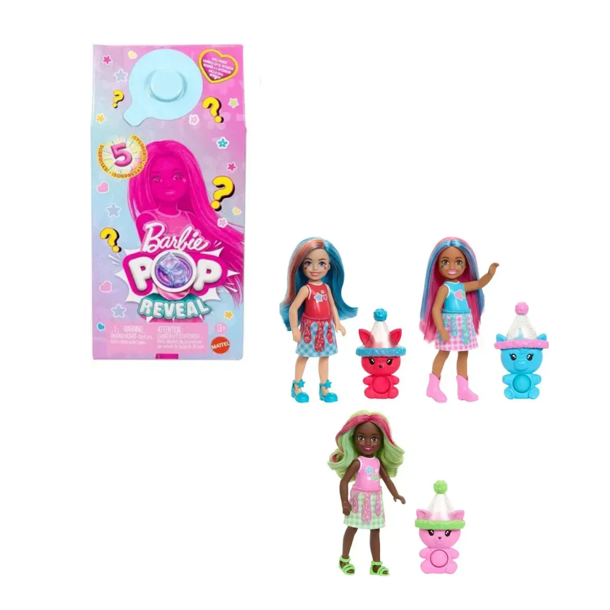 Muñeca Barbie Pop Reveal Chelsea Temática Animalitos