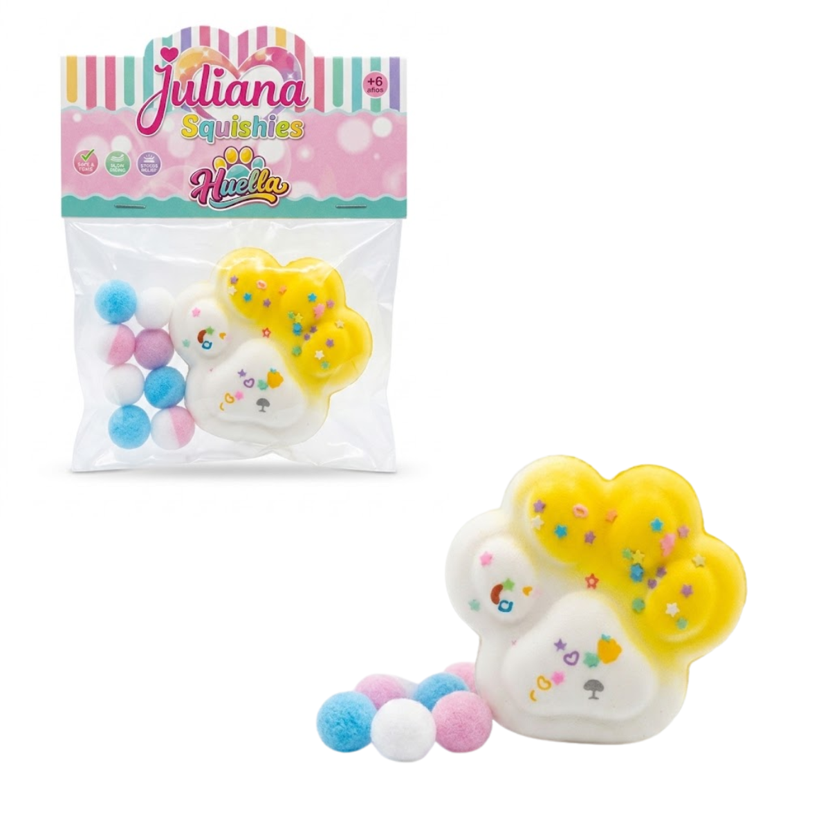 Juliana Squishies Huella 7cm - 55grs