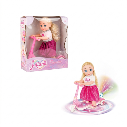 Juliana Muñeca Con Scooter