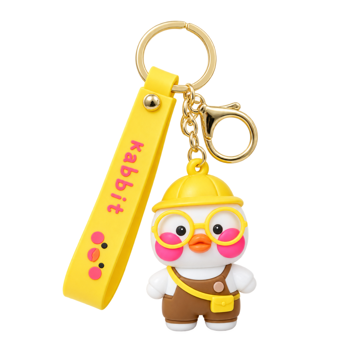 Llavero Patito Astronauta con Correa